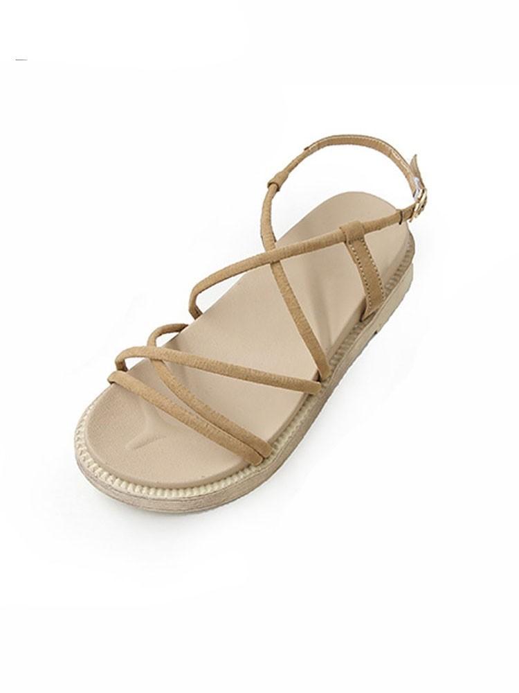 Strapped In Runaround Platform Sandals