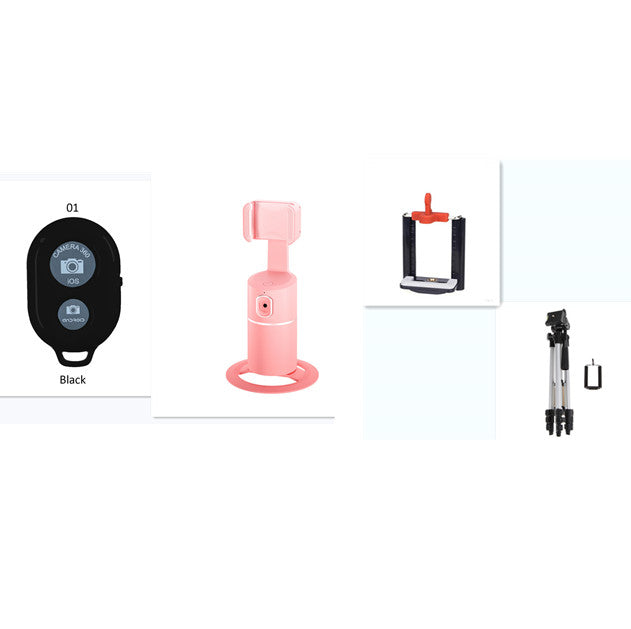 AI Face?Tracking 360° Rotating Phone Stand For Live Streaming