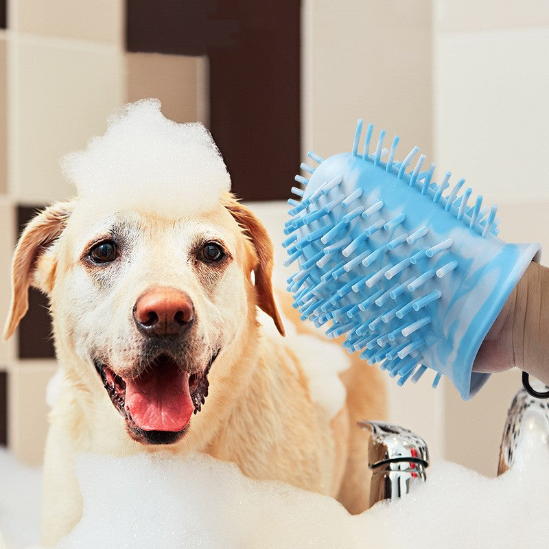 2 In 1 Dog Paw Cleaner Cup With Soft Brush - THEONE APPAREL