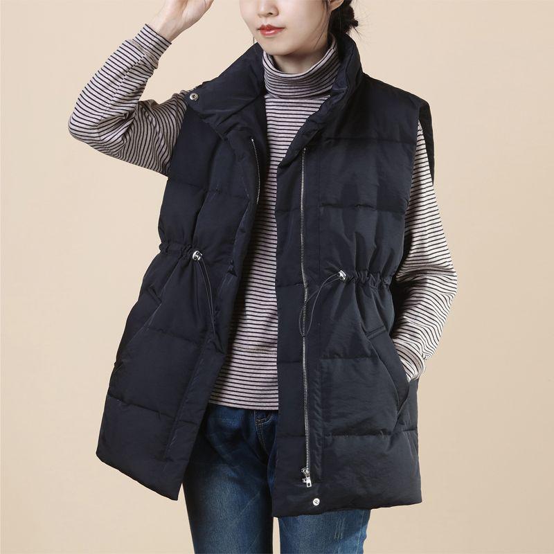 Lightweight Duck Down Short-Length Korean Style Warm Winter Vest