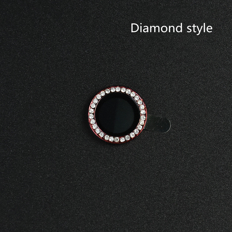 Diamond?Coated Camera Lens Protector For iPhone With Aluminum Alloy Frame
