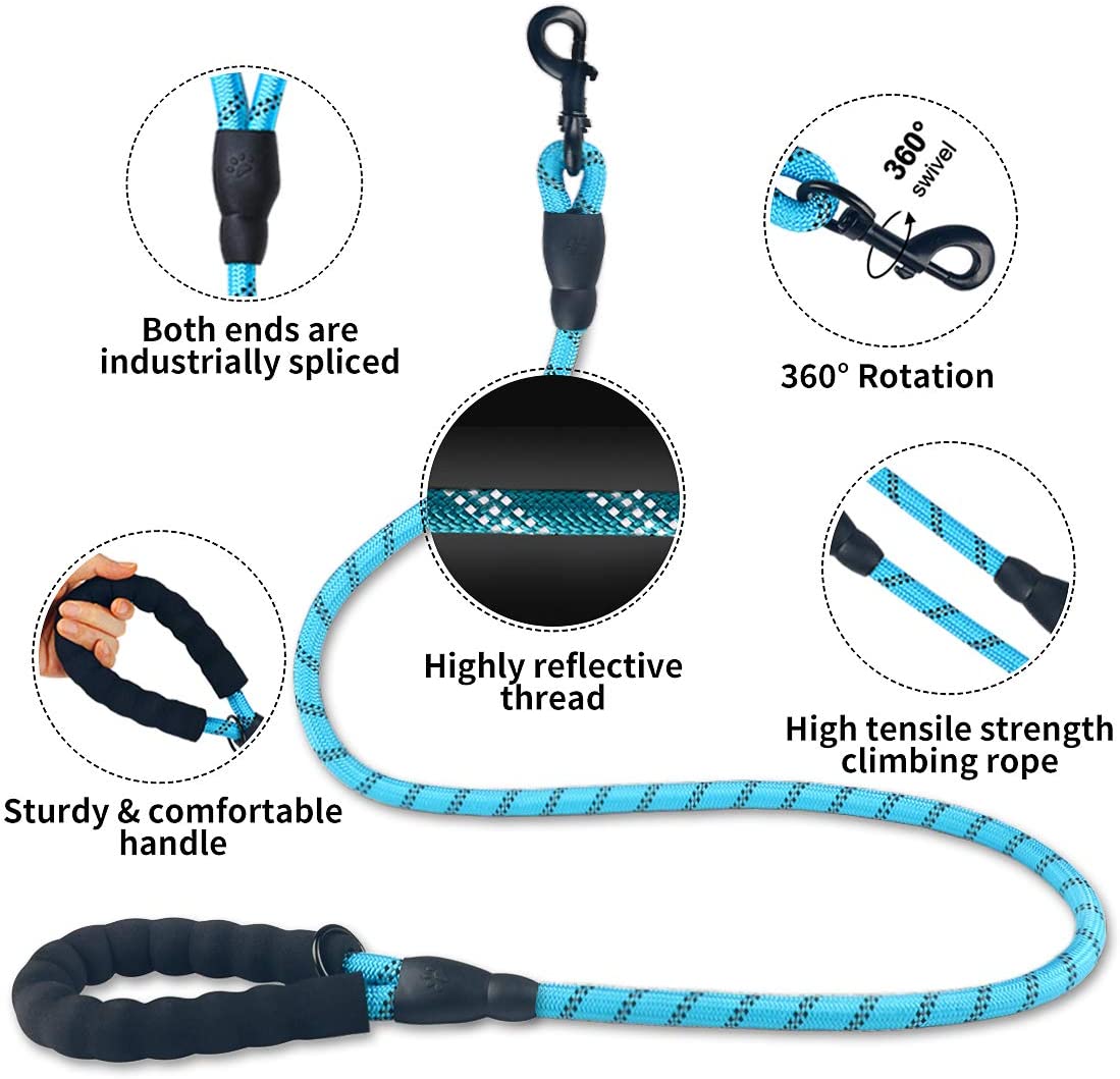 Luminous Dog Leash Chain For Small And Medium Breeds