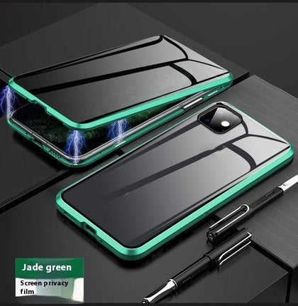 Magnetic Privacy Glass Anti?Peep Full Body Protective Phone Case