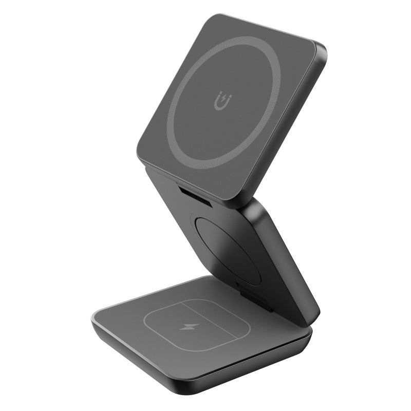 Foldable Magnetic Wireless Charging Stand With Multi?Power Output