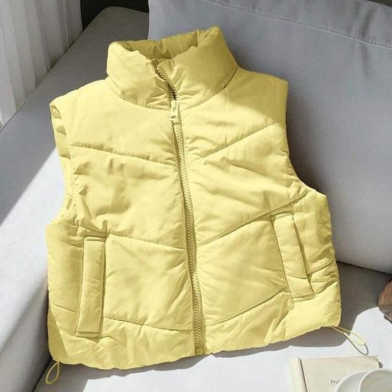 Double-Sided Corduroy Drawstring Jacket With Zipper And Buttons