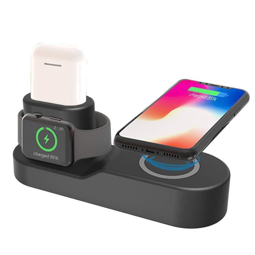 W3 Multi?Device Wireless Charging Dock For Phone, Watch, Earbuds