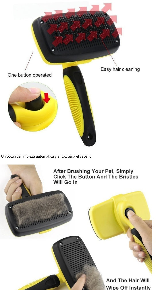 Automatic Retractable Pet Comb For Easy Grooming - THEONE APPAREL