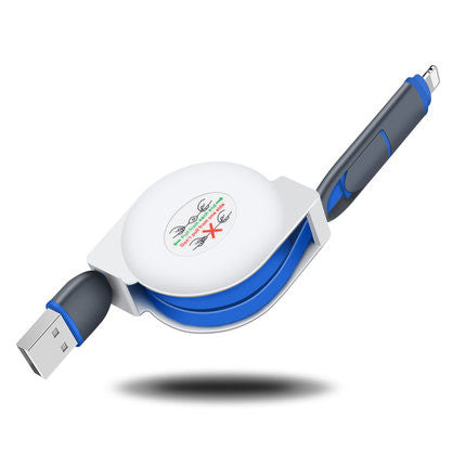 Three In One Telescopic Fast Charging Cable With Adjustable Length