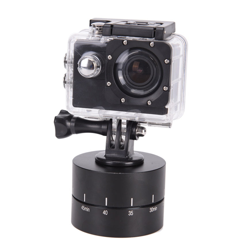 360?Degree Auto?Rotating Timelapse Tripod Head For Cameras And Phones