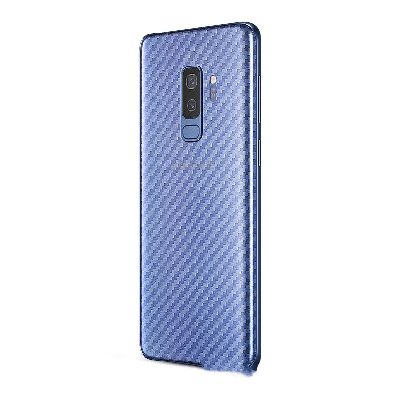 Matte Carbon Fiber Rear Protective Film For Samsung Devices