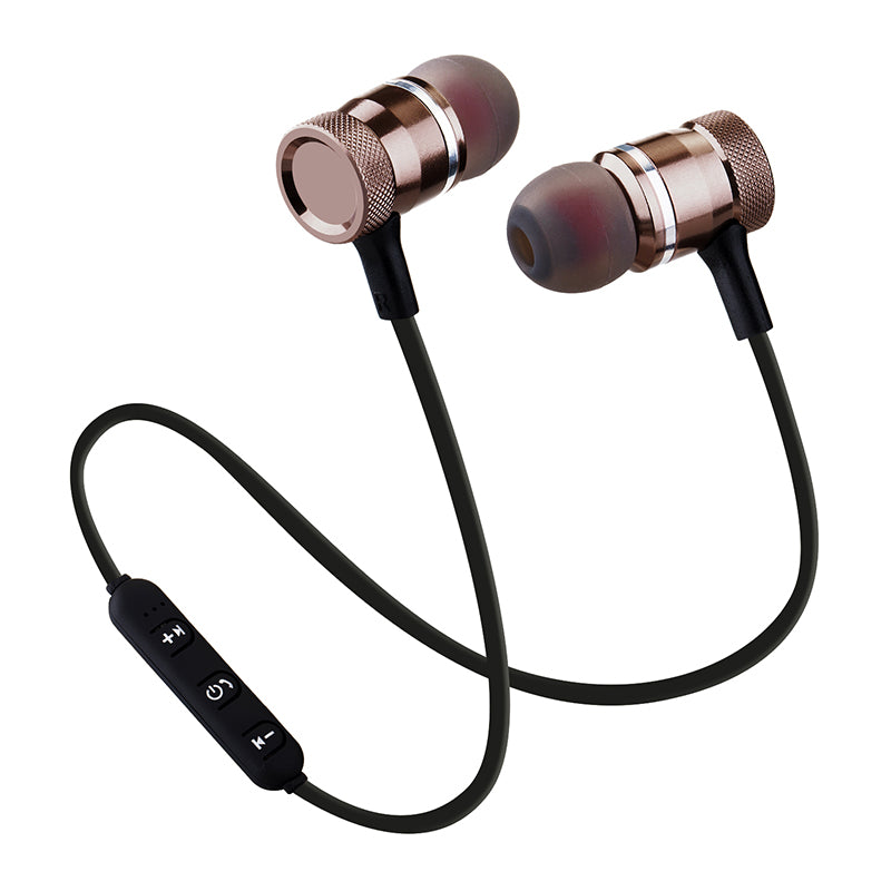 Magnetic Neckband Bluetooth Earbuds With Stereo Sound And Long Battery Life