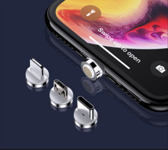 Magnetic Fast Charging Cable With LED Indicator For Multiple Devices