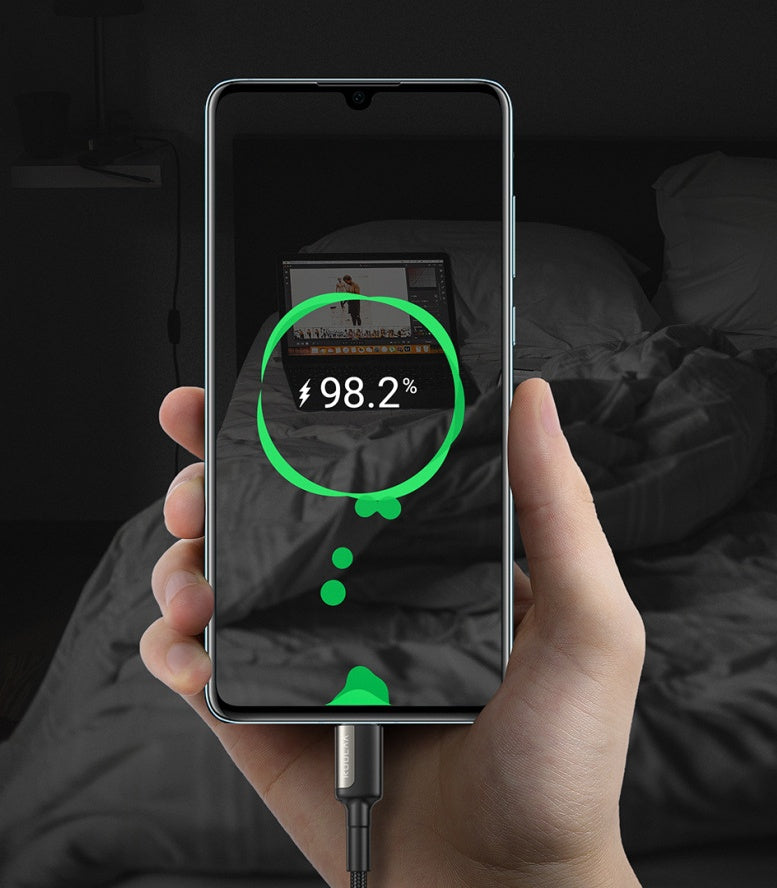 Durable Type C Charging Cable For Dual Port Devices