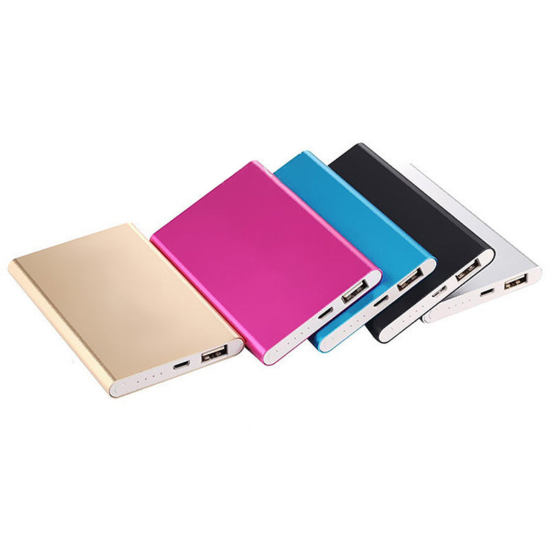 Ultra?Thin 4500mAh Alloy Power Bank With Slim Lightweight Design