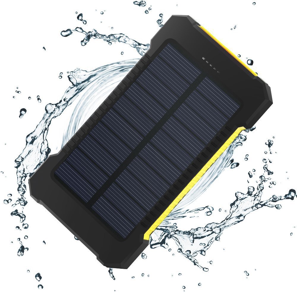Ultra?Thin Solar Power Bank With Camping Light And Multi?Function Design