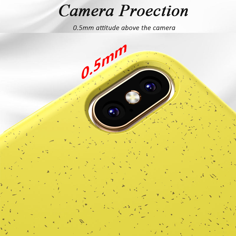Anti?Drop Soft TPU Wheat Fiber Protective Phone Case For iPhone