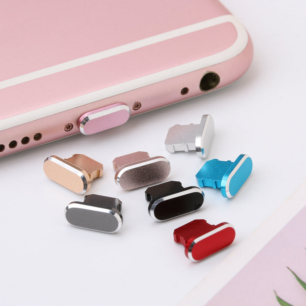Aluminum Alloy Charging Port Dust Plug For Smartphones