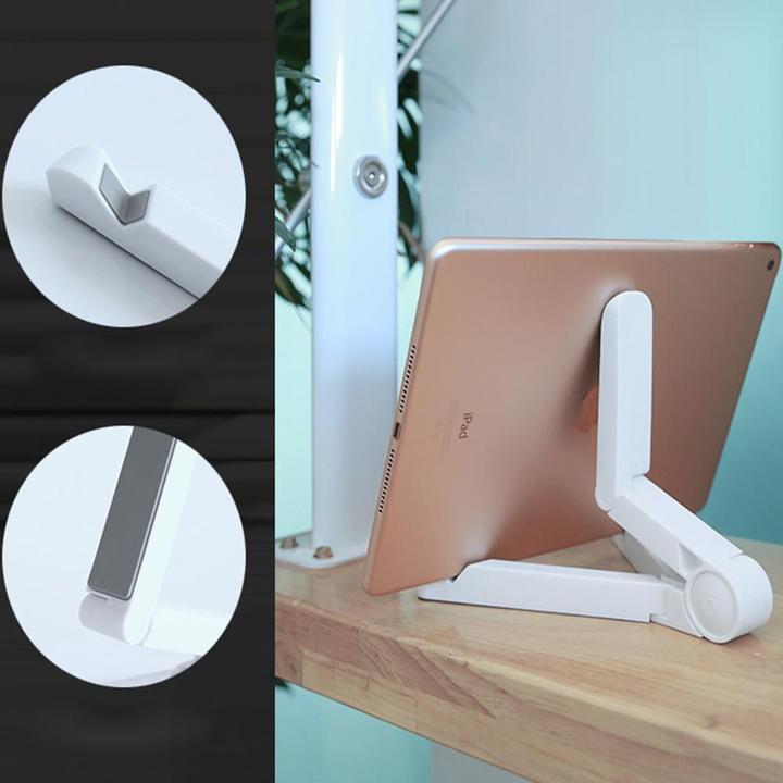 Lightweight Foldable Multi?Angle Tablet and Phone Stand For Desk Use