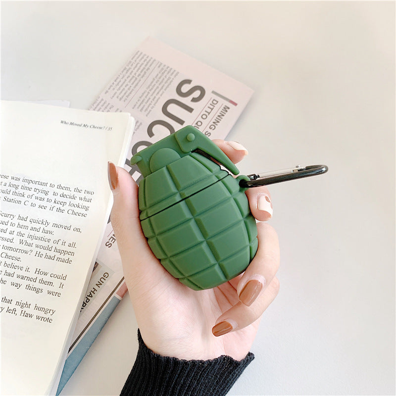 Cute Cartoon Silicone Earbud Case With Soft Protective Cover