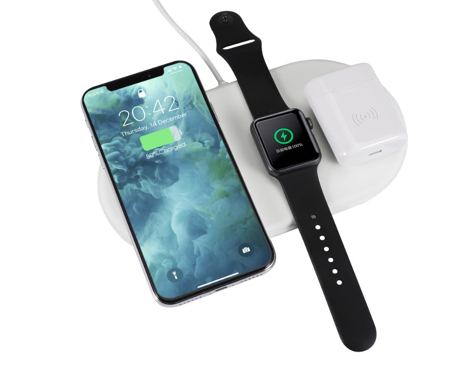 Three?in?One Wireless Charging Dock With Indicator Function