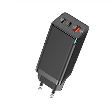 65W Triple-Port Fast Charger With Type?C And USB Outputs