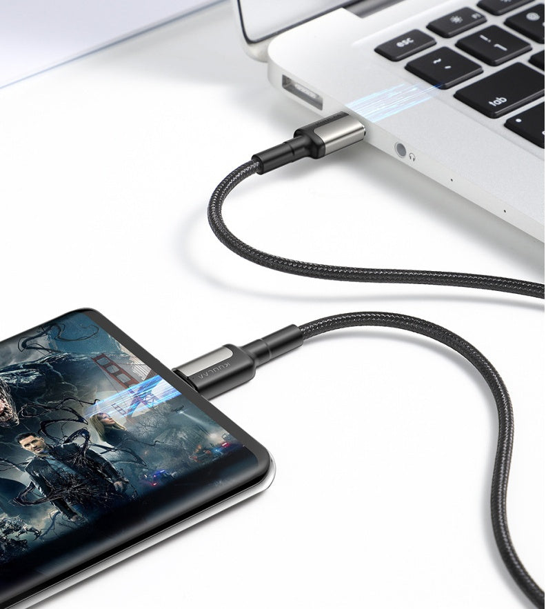 Durable Type C Charging Cable For Dual Port Devices