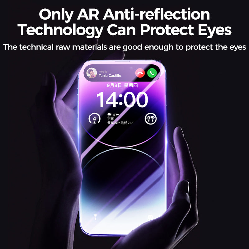 Anti Spy HD Tempered Glass Screen Protector With Drop Protection