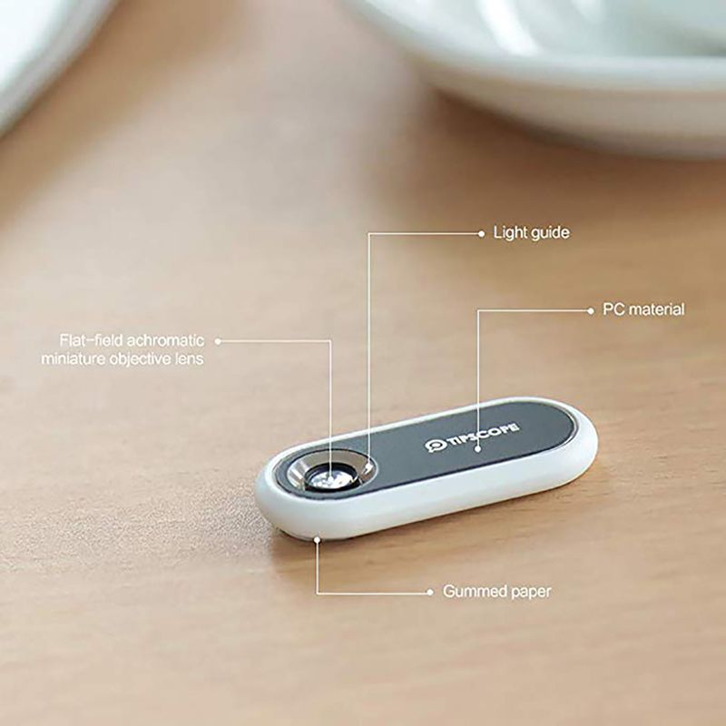 Portable Mobile Microscope Lens With LED And Slide Options