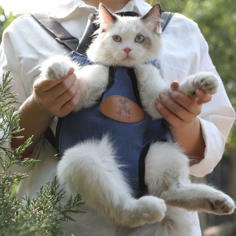Portable Cat Backpack For Outdoor Spring Adventures