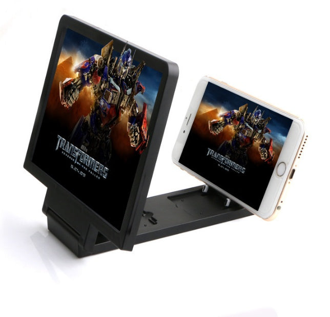 Radiation?Proof 3D Phone Screen Amplifier With Foldable Viewing Stand