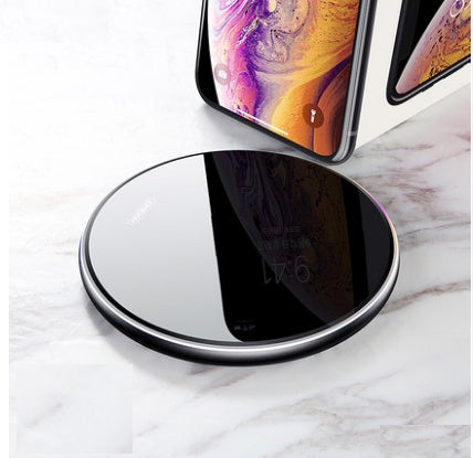 15W Wireless Fast Charger With USB Cable and Instructions