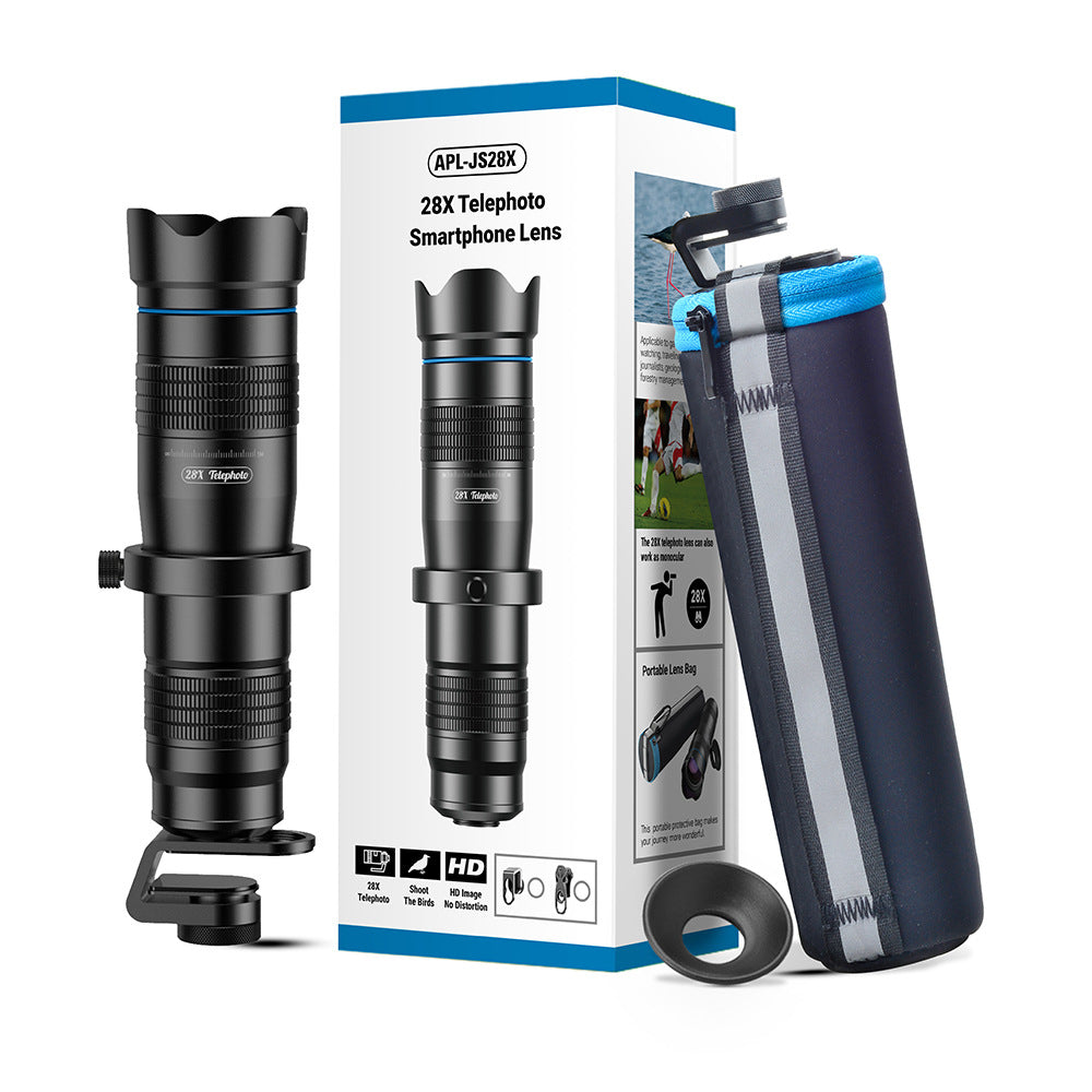 36X High?Definition Telephoto Lens With Multi?Coated Optics For Smartphones