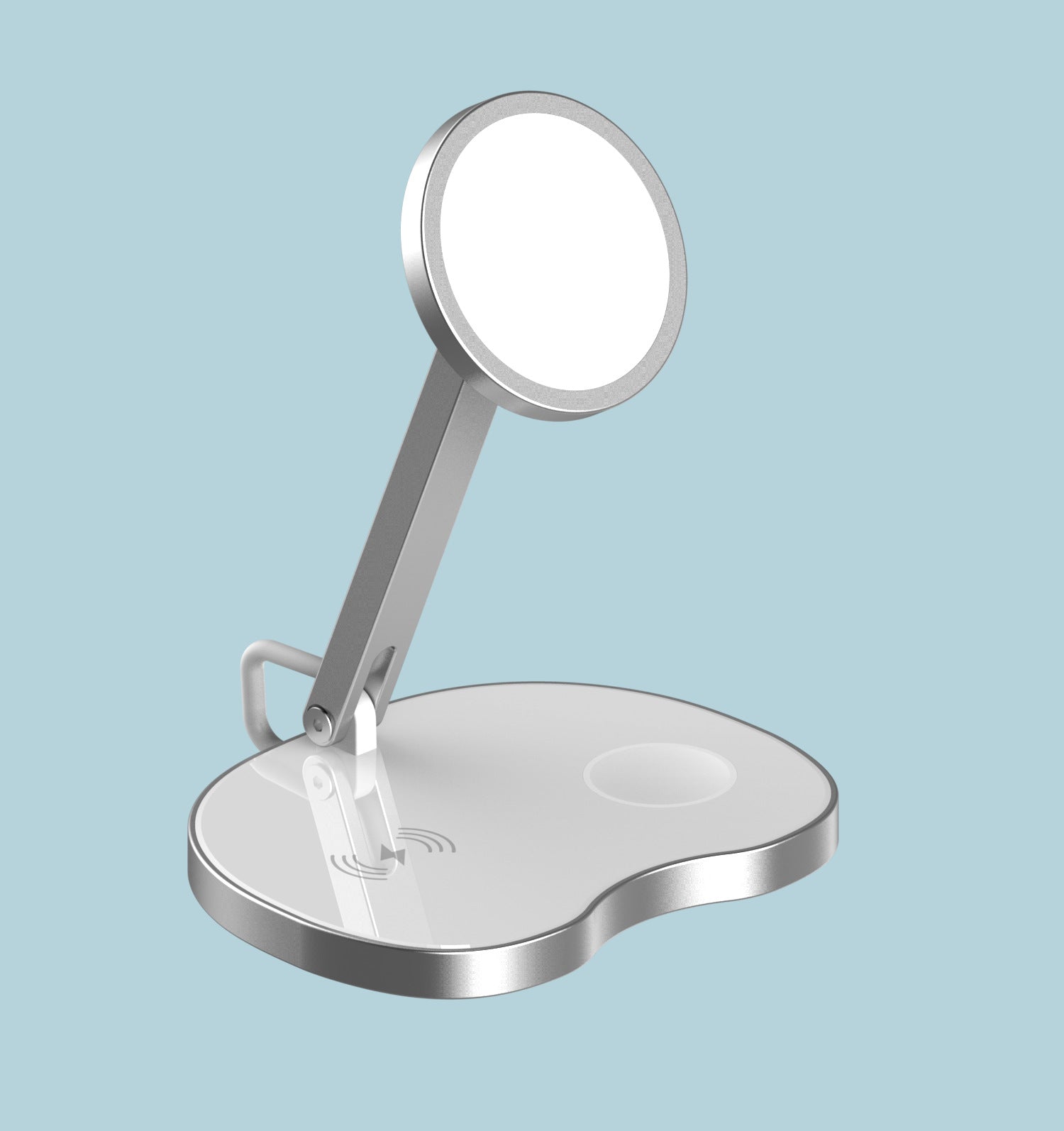 Three?In?One Wireless Charger For Phone, Watch, And Earbuds