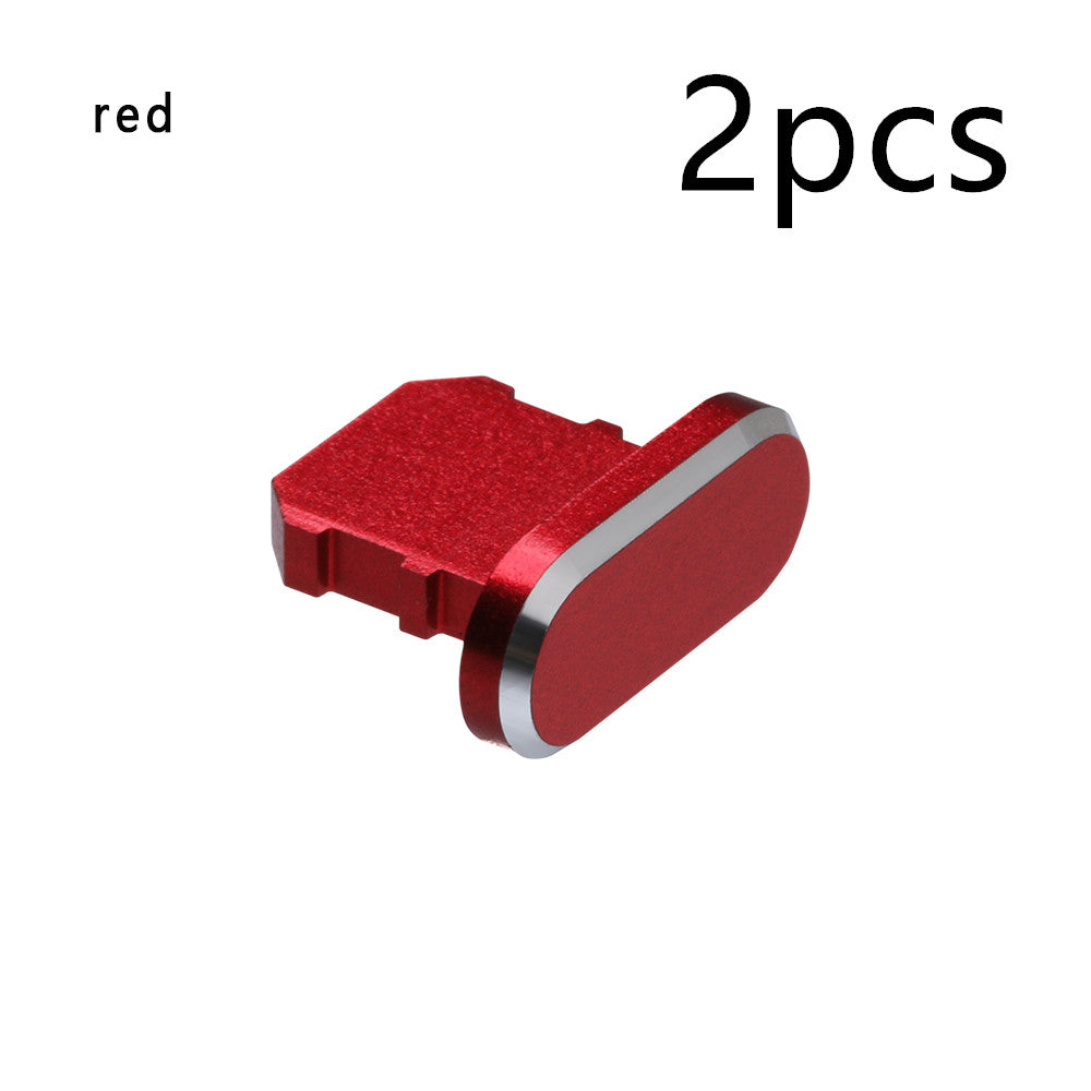 Aluminum Alloy Charging Port Dust Plug For Smartphones