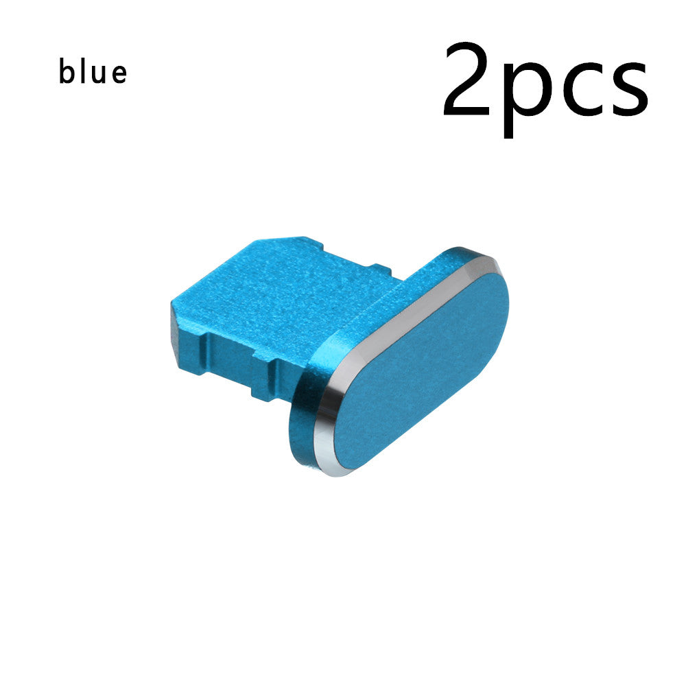 Aluminum Alloy Charging Port Dust Plug For Smartphones