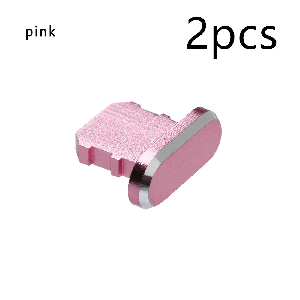 Aluminum Alloy Charging Port Dust Plug For Smartphones