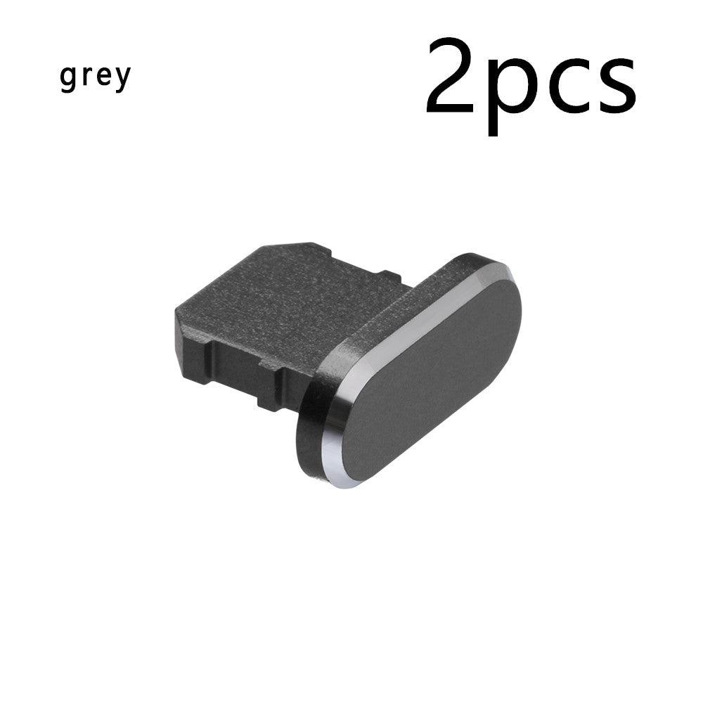 Aluminum Alloy Charging Port Dust Plug For Smartphones