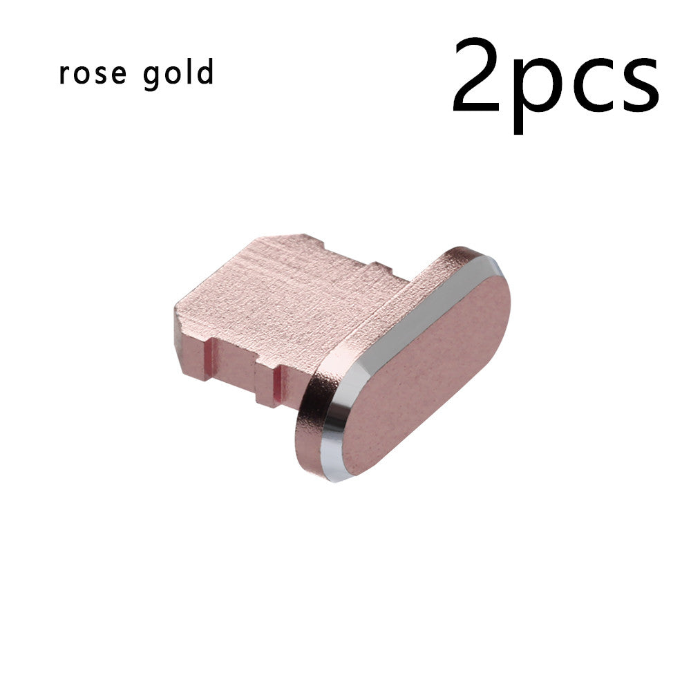 Aluminum Alloy Charging Port Dust Plug For Smartphones