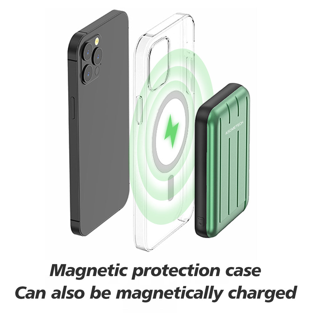 5000mAh Magnetic Wireless Power Bank With Two?Way Fast Charging