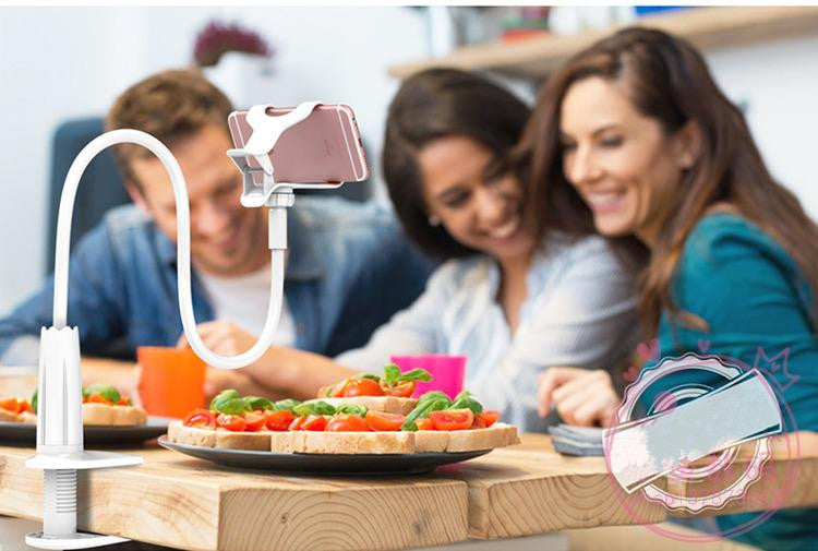 Flexible Long?Arm Desktop And Bed Tablet Stand With 360° Rotation