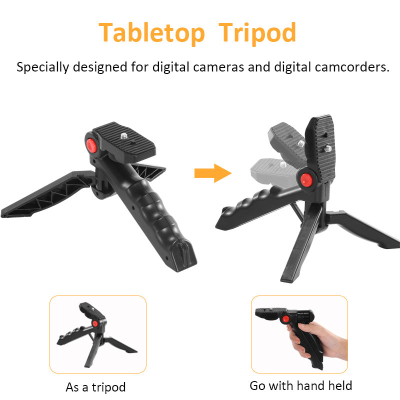 Desktop Tripod Light Set With Condenser Microphone For Recording