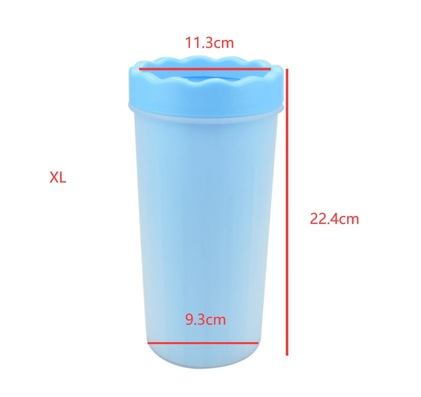 Silicone Dog Paw Washer Cup For Quick Cleaning