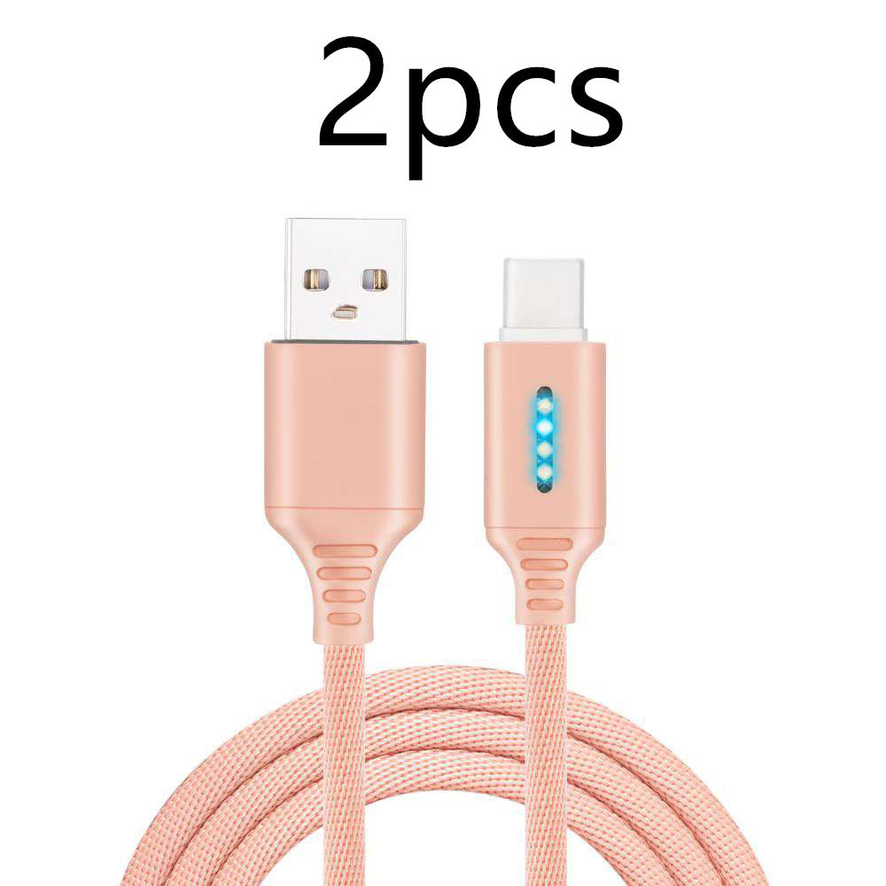 Durable Fabric Woven Fast Charging Cable With USB 2.0 Support