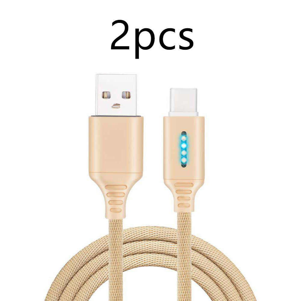 Durable Fabric Woven Fast Charging Cable With USB 2.0 Support
