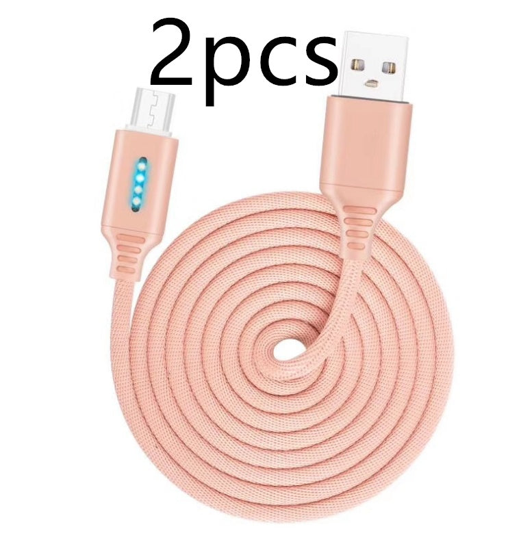 Durable Fabric Woven Fast Charging Cable With USB 2.0 Support