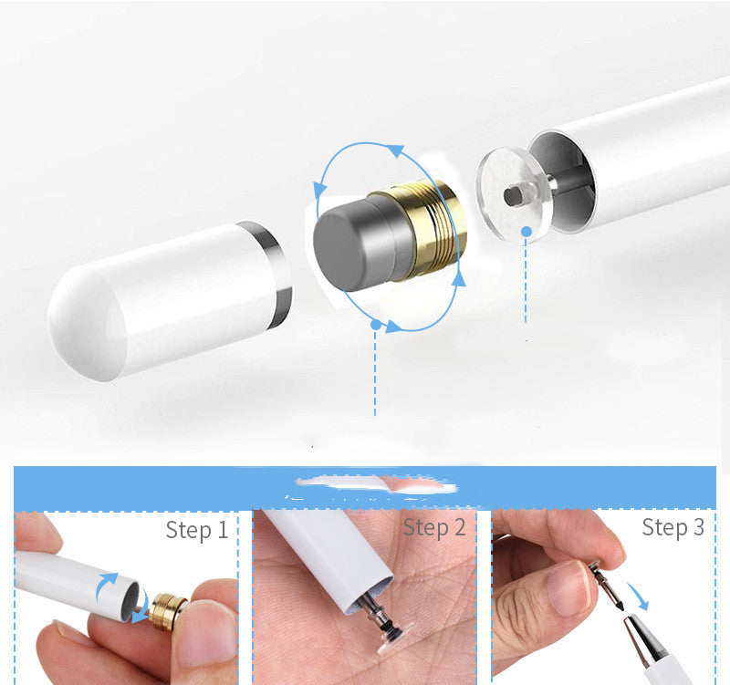 Universal Suction?Cup Capacitive Stylus Pen For Phones And Tablets