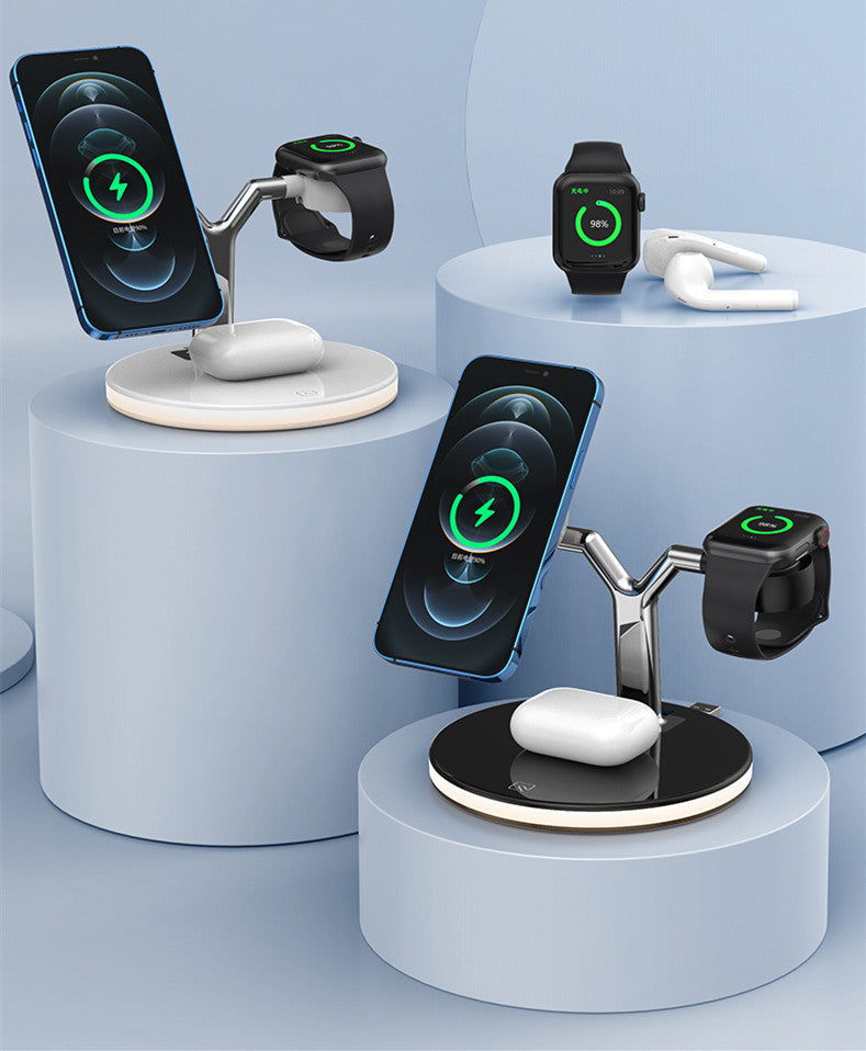 3?in?1 Magnetic Wireless Charging Dock For Phone, Watch, Earbuds