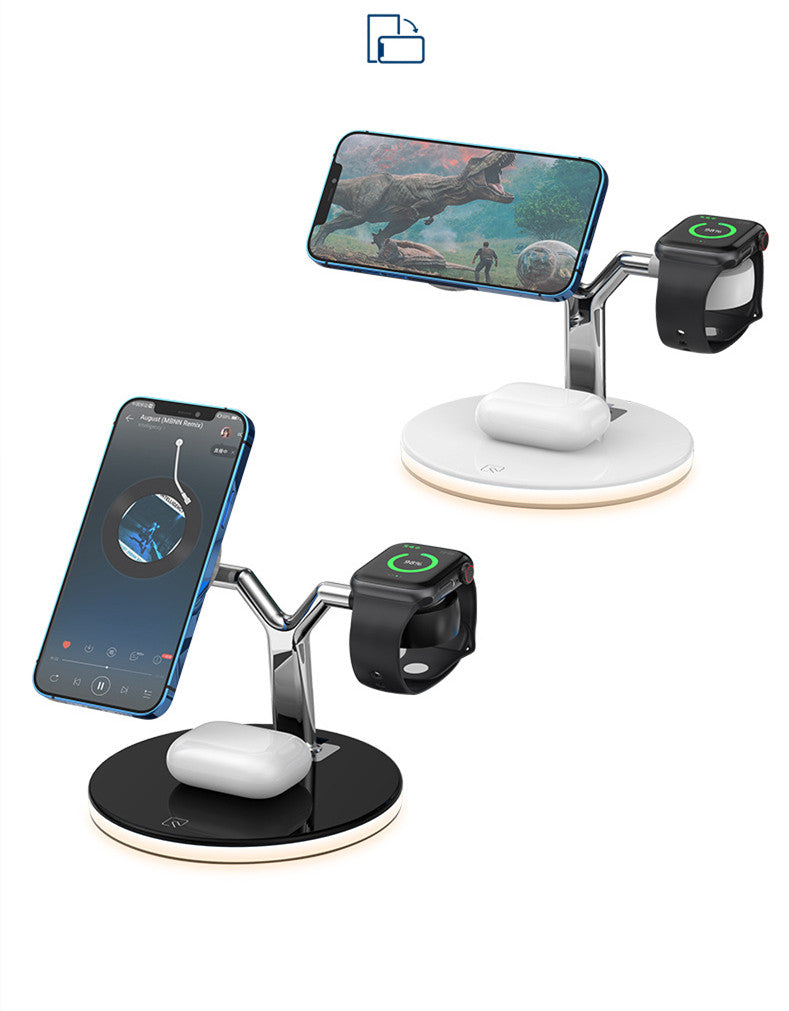 3?in?1 Magnetic Wireless Charging Dock For Phone, Watch, Earbuds