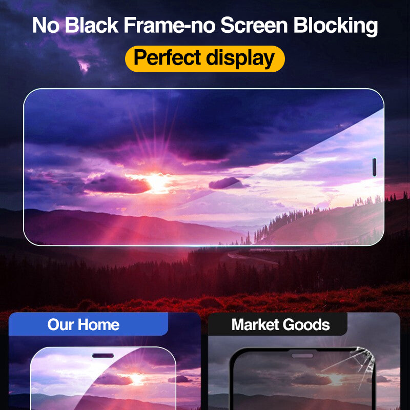 Four Pack Full Cover Tempered Glass Screen Protectors For Smartphones