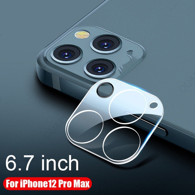 3?Pack Tempered Glass Camera Lens Protectors For iPhone Models